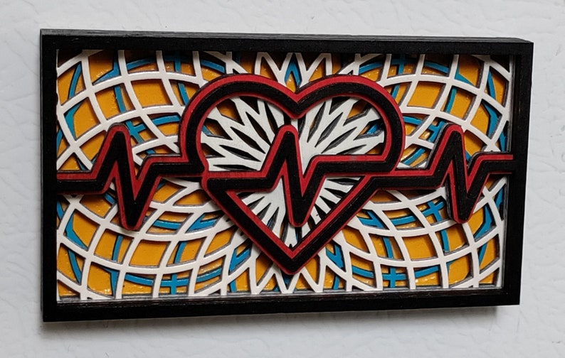 3D Heart Magnet