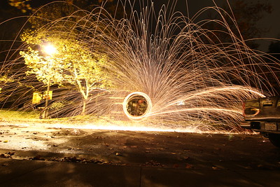 Steel wool timelapse